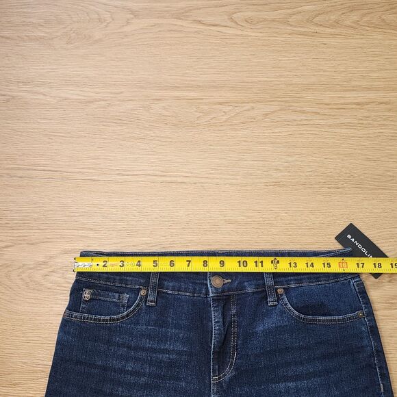 Bandolino Jeans Womens 12 PS Dark Wash Mandie Perfect Fit Straight Leg 33x27 NWT - Picture 5 of 12